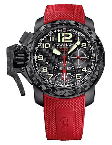Review Replica Watch Graham CHRONOFIGHTER SUPERLIGHT CARBON RED 2CCBK.B11A